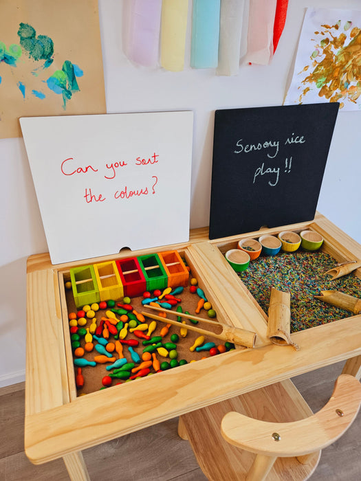 4 in 1 Activity Table + Assorted tray inserts