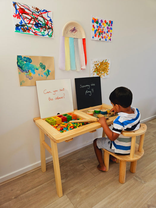 4 in 1 Activity Table + Assorted tray inserts