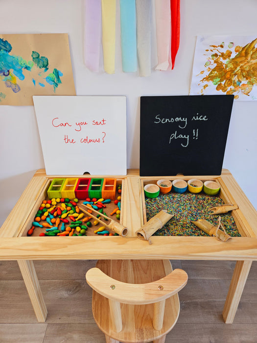 4 in 1 Activity Table + Assorted tray inserts