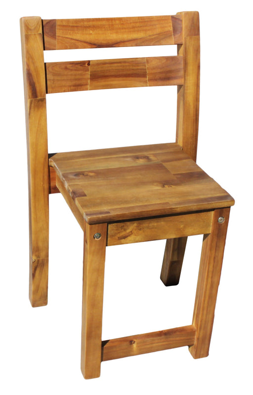 40cm High Stacking Acacia Chair - Baby & Kids > Kid’s Furniture