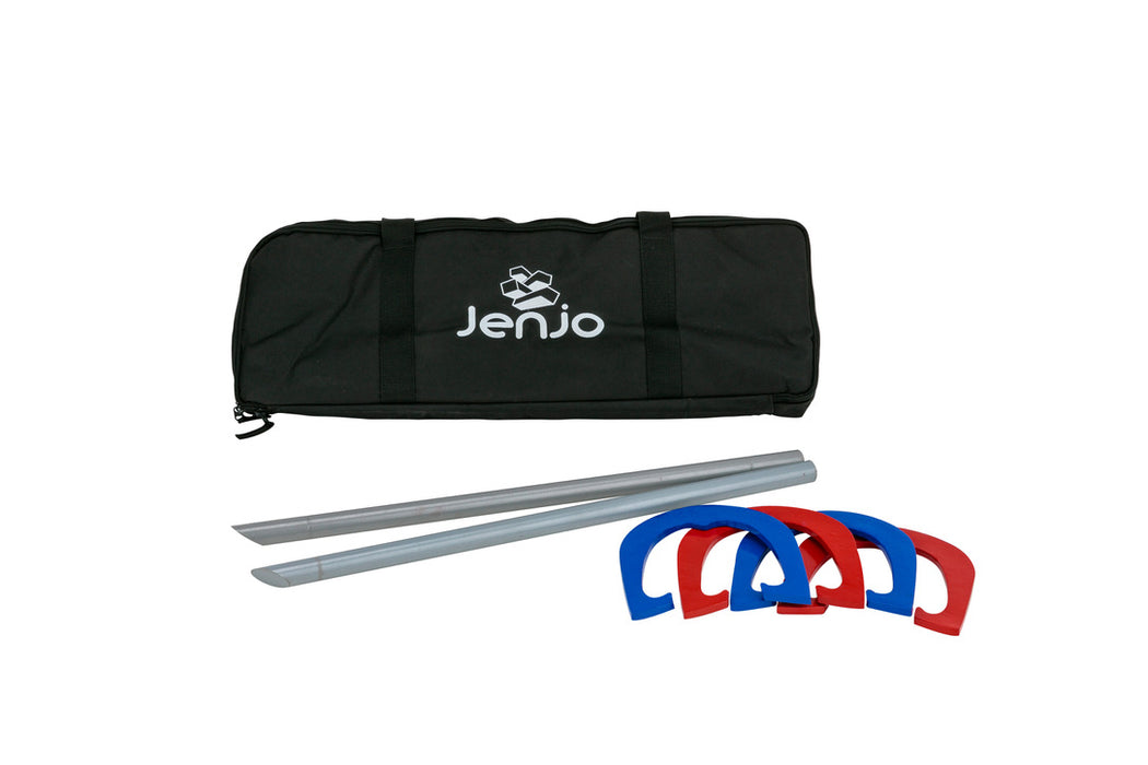 High Quality Red & Blue Metal Horseshoes with Carry Bag