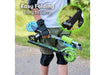 Zinc Twister Inline Folding Scooter Blue/Green side profile
