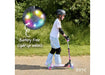 Zinc Twister Inline Folding Scooter Pink/Purple folded