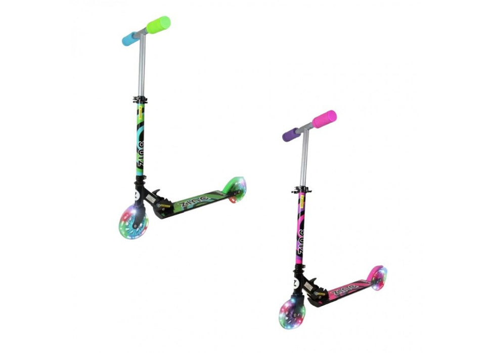 Zinc Twister Inline Folding Scooter