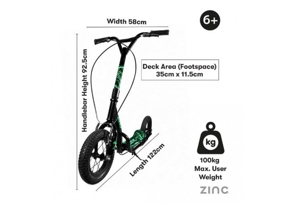 Zinc Glow Radikal 12" BMX Scooter