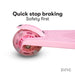 Zinc My First 3-in-1 Tri Scooter Pink brake detail