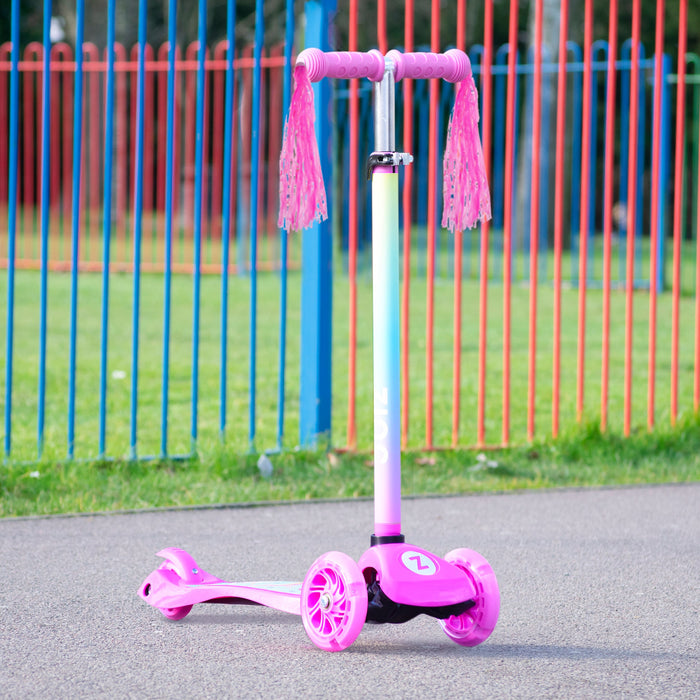 Zinc Explorer Tri Scooter Unicorn outdoor