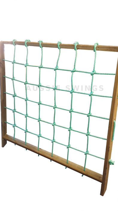 Aussie Swings Timber Framed Net (1.5H Deck x 1.2W)
