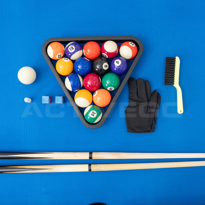 ActiveGo AirShot 7ft Convertible 4-IN-1 Pool, Air Hockey, Table Tennis Table & Tabletop