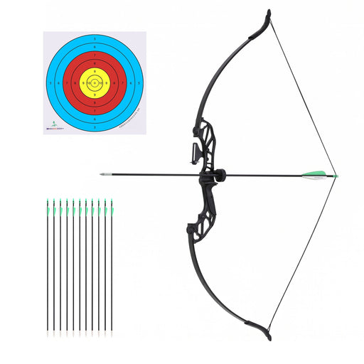 Everfit 55lbs Bow Arrow Set Green