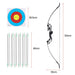 Everfit 55lbs Bow Arrow Set Green detail