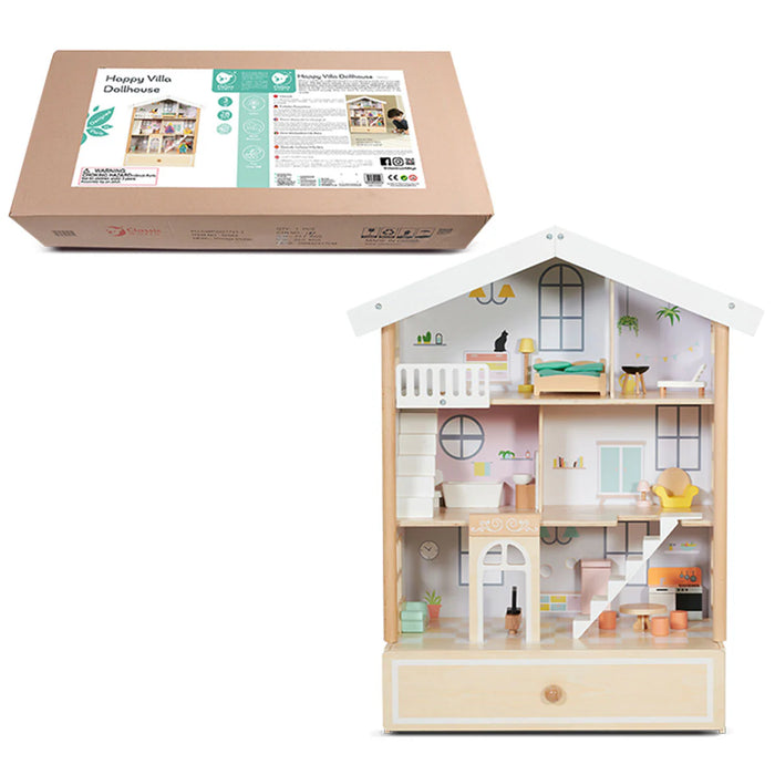 Lifespan Kids Happy Villa Wooden Dollhouse
