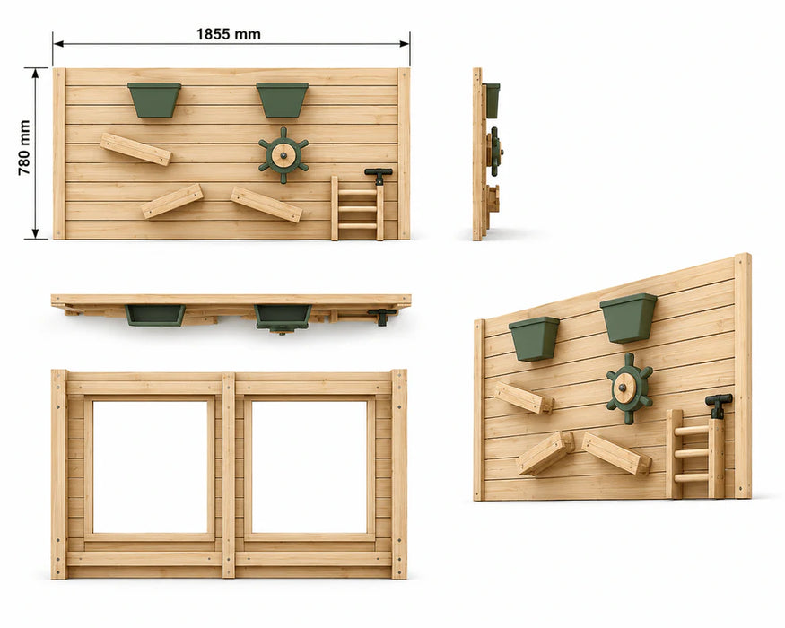 Kidzshack Inspiration Shack Cubby House