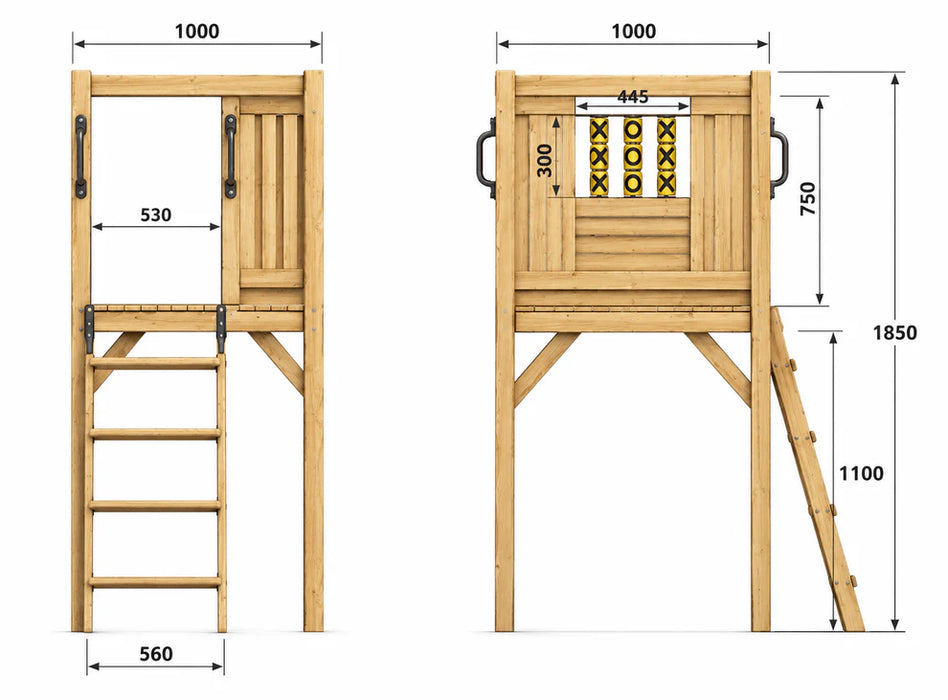 Kidzshack Jolly Shack Cubby House