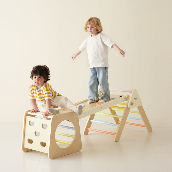 Classic World Pikler Compact Foldable Climbing Frame Set