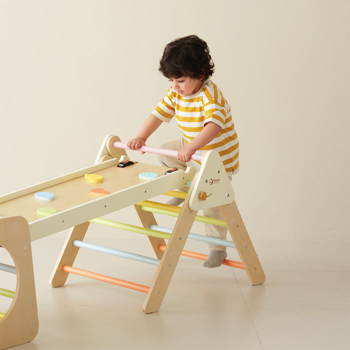 Classic World Pikler Compact Foldable Climbing Frame Set