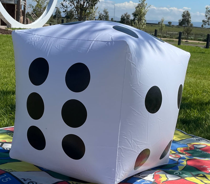 Inflatable Giant Die With Plastic Pump 52cm Diameter