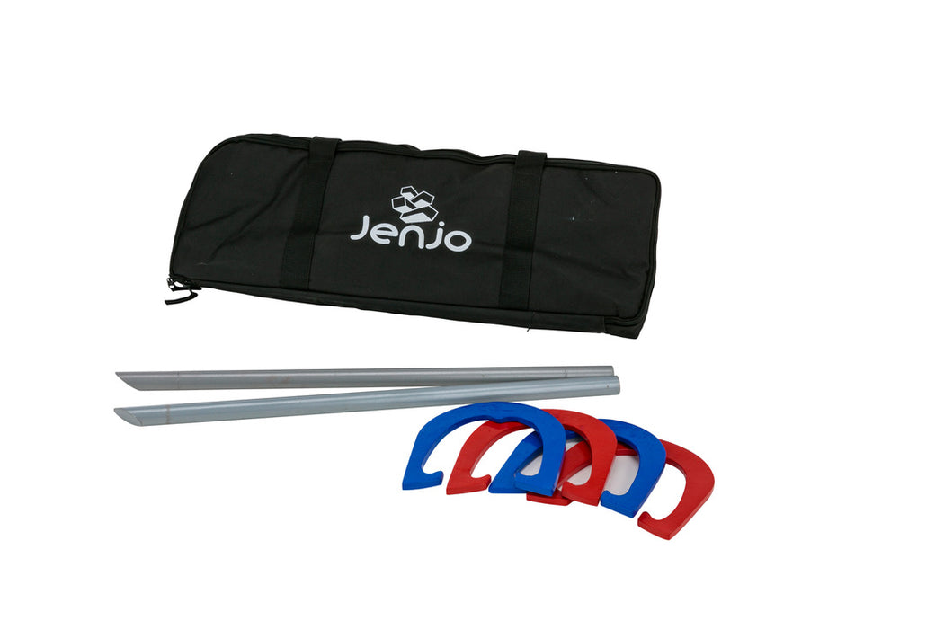 High Quality Red & Blue Metal Horseshoes with Carry Bag