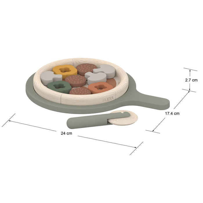 Flexa Wooden Pizza Toy Set