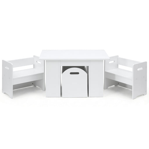 Keezi 3 piece kids table and chairs set