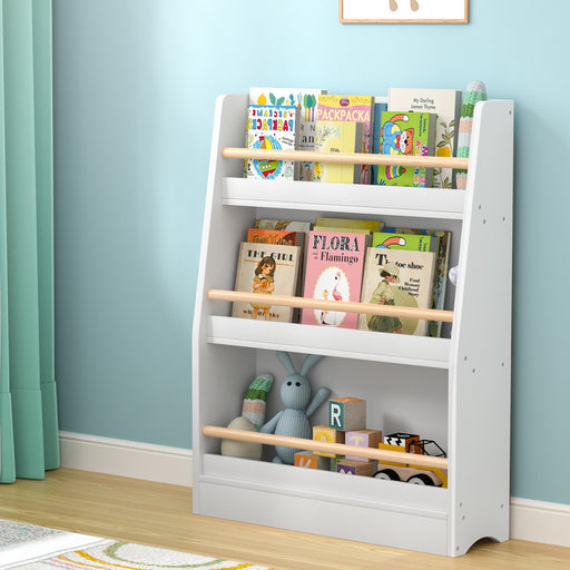 Keezi kids bookshelf with three tiers