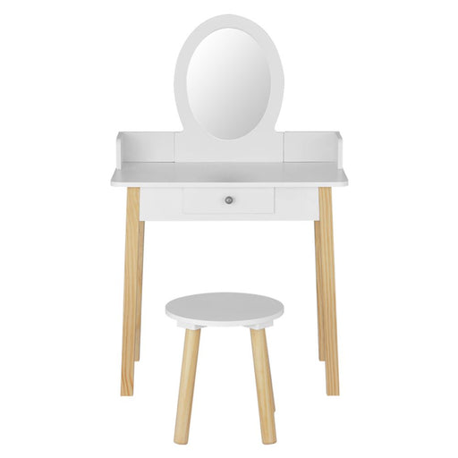 Keezi vanity set with chair for children
