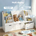 Keezi white toy storage drawers for a playroom