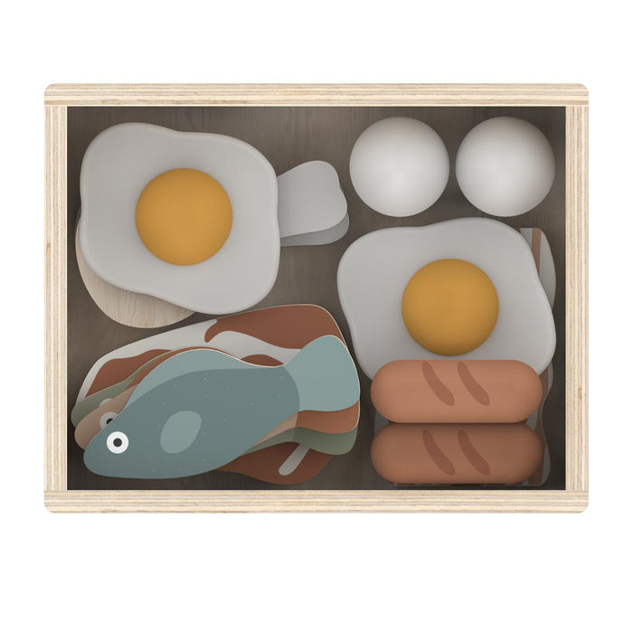 Flexa Wooden Fish & Meat Set