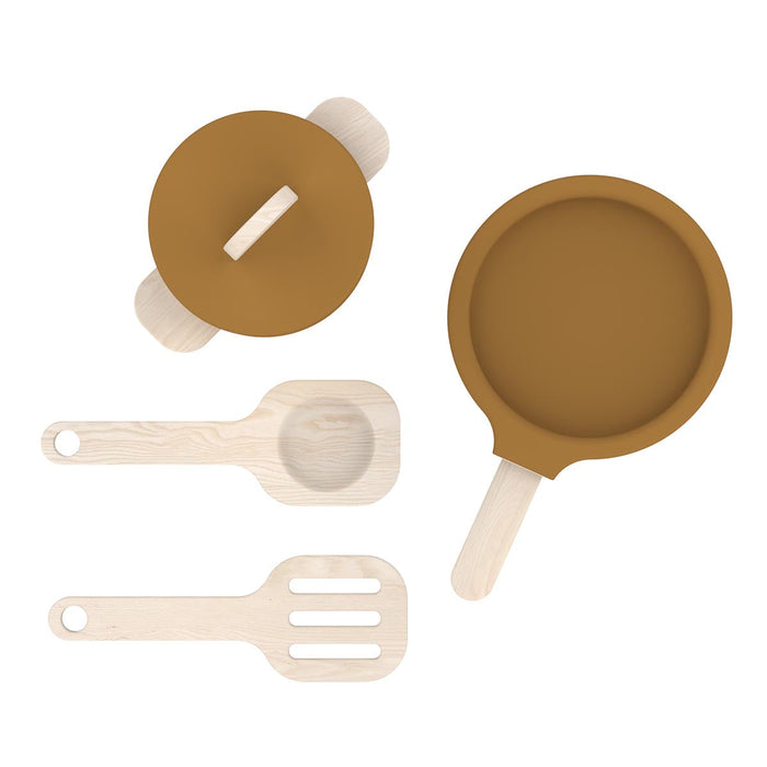 Flexa Wooden Pot and Pan Set