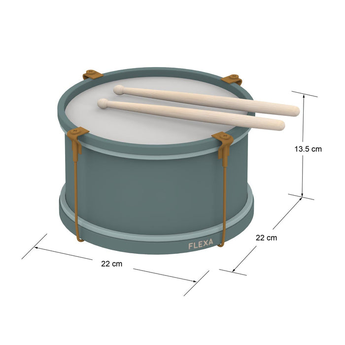 Flexa Wooden Drum Toy
