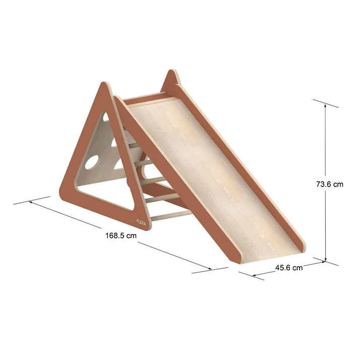 Flexa Wooden Play Tower with Slide
