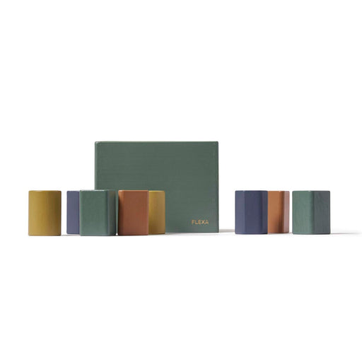 Flexa Wooden Shape Sorting Box close-up detail