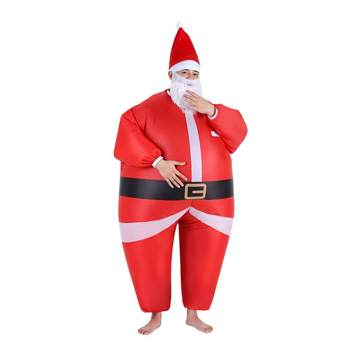 Inflatable Santa Costume - Adult Blow Up Suit
