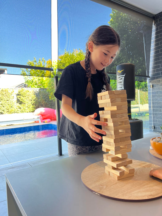 27cm Mini Jenjo Outdoor Wooden Block Game