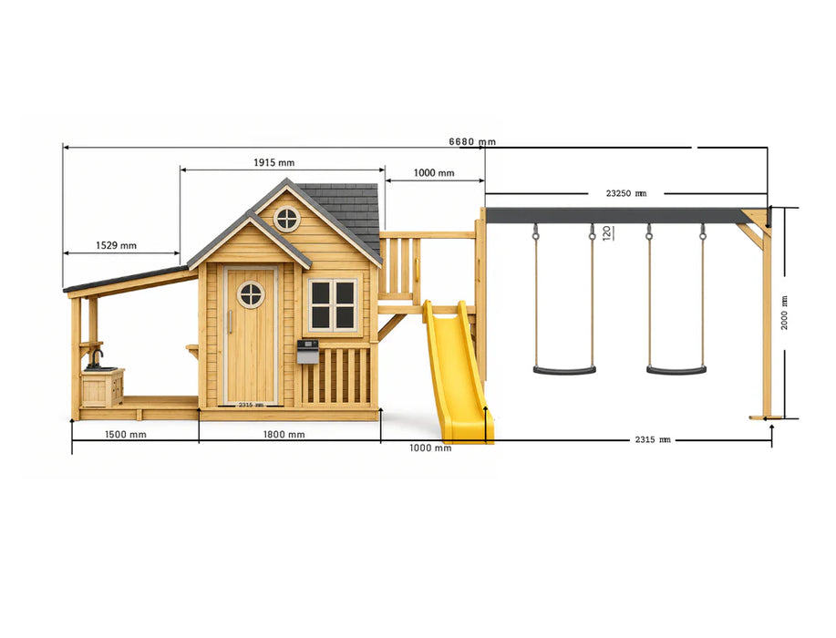 Kidzshack Jolly Shack Cubby House