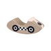 Toddler playing on Keezi foam climbing rocker in khaki