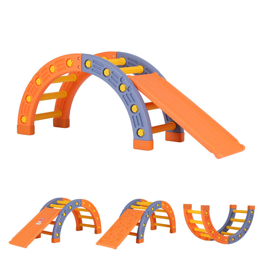 Keezi kids arch climber with slide