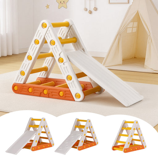 Keezi kids climbing frame set with slide