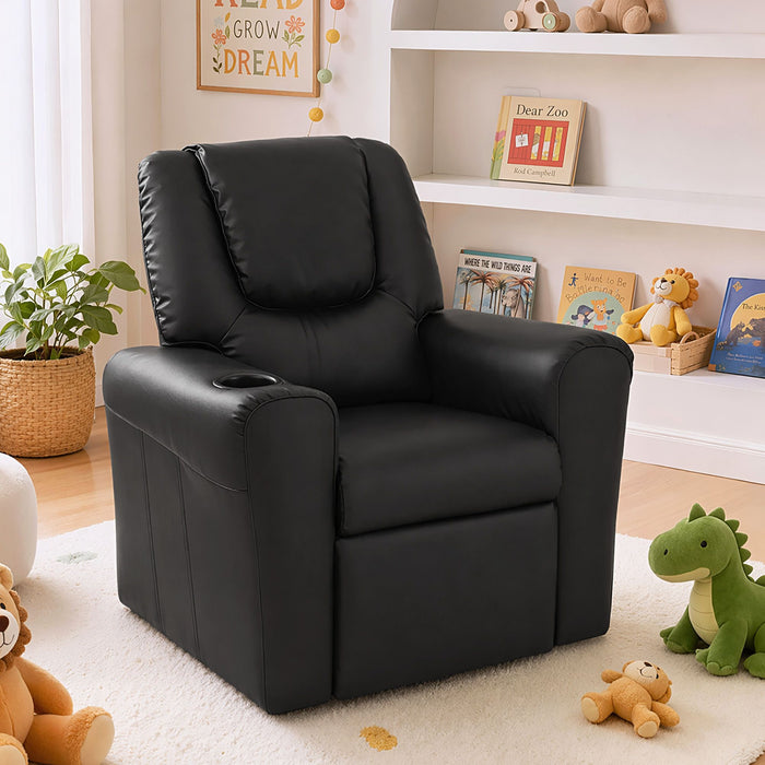 Keezi Kids Recliner Chair PU Leather Sofa Lounge Couch Children Armchair