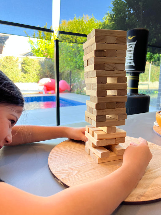 27cm Mini Jenjo Outdoor Wooden Block Game