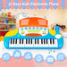 Keezi Kids Electronic 37 Keys Piano Keyboard Set Blue 04