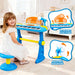 Keezi Kids Electronic 37 Keys Piano Keyboard Set Blue 05