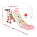 Keezi Kids Dragon Slide with Basketball Hoop Pink slide detail