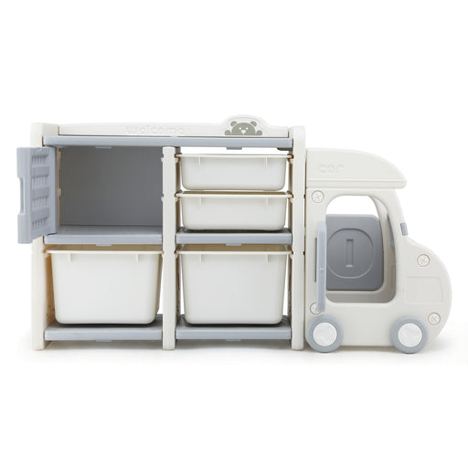 Keezi car design toy organiser for playrooms