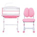 Keezi study desk pink tiltable desktop