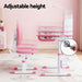 Keezi study desk pink LED lamp