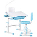 Keezi kids study desk and chair set in blue