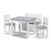 Keezi 2 in 1 kids table and chair set in grey
