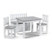 Four piece toddler table and chair set by Keezi