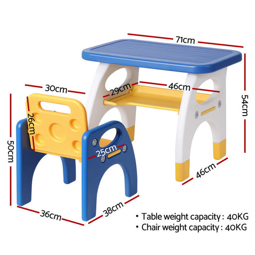 HDPE toddler activity table for indoor and outdoor use